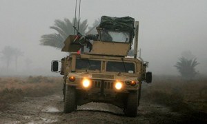 A US Humvee in Iraq. Photo: Jewel Samad